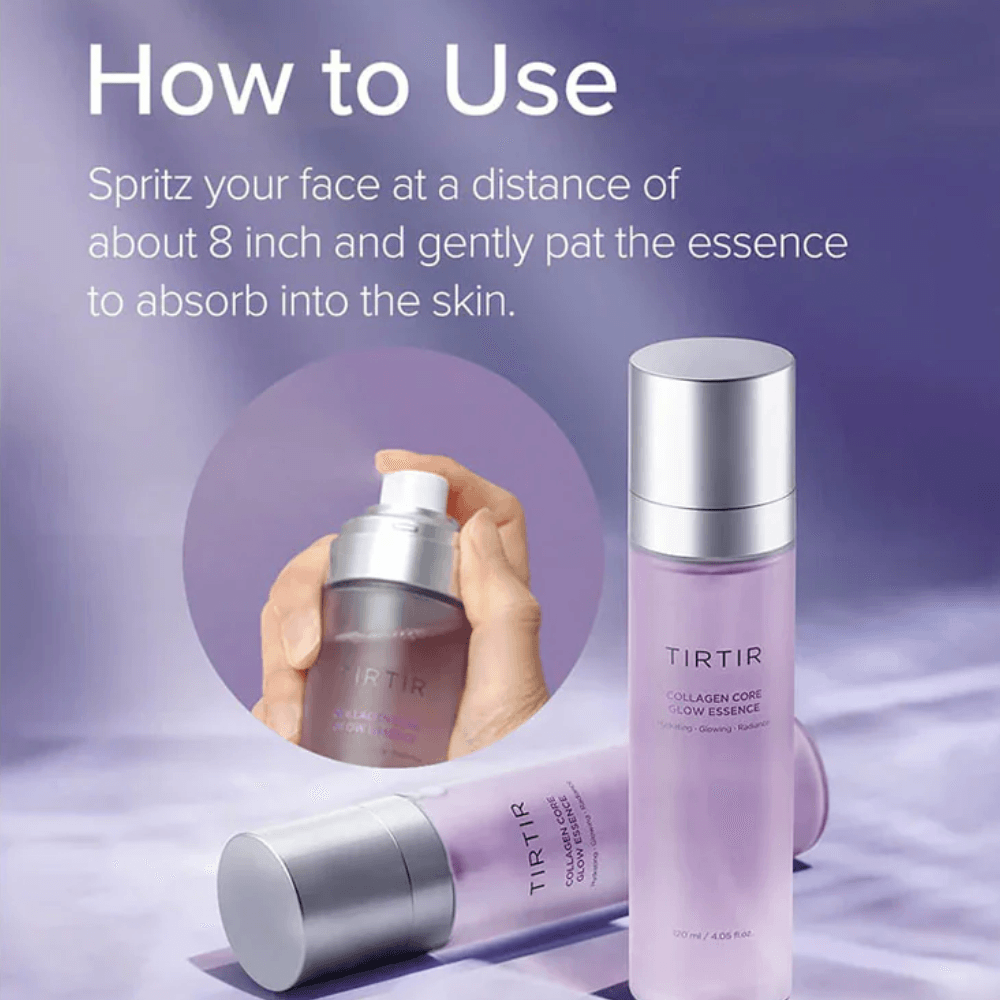 TIRTIR - Collagen Core Glow Essence - Collagen Face Essence in a Mist - 120ml