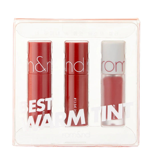 Rom&nd - Best Tint Edition - Lip Tint Set - 01 Warm Tone Pick - 3x2g